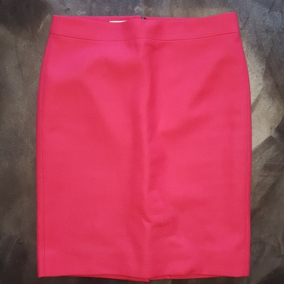 J. Crew Dresses & Skirts - J. Crew No.2 Pencil Skirt Double Serge Wool Sz6P